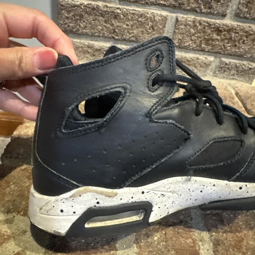 Nike Air Jordan Flight Club 91 GS Size 5.5Y‎ Black White DM1685 001 Shoes #0062